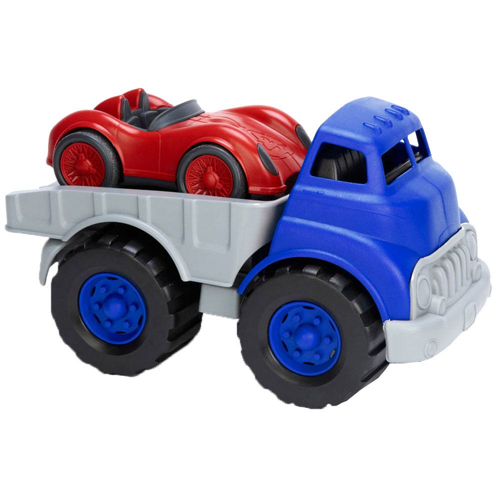Flatbed Truck with Race Car